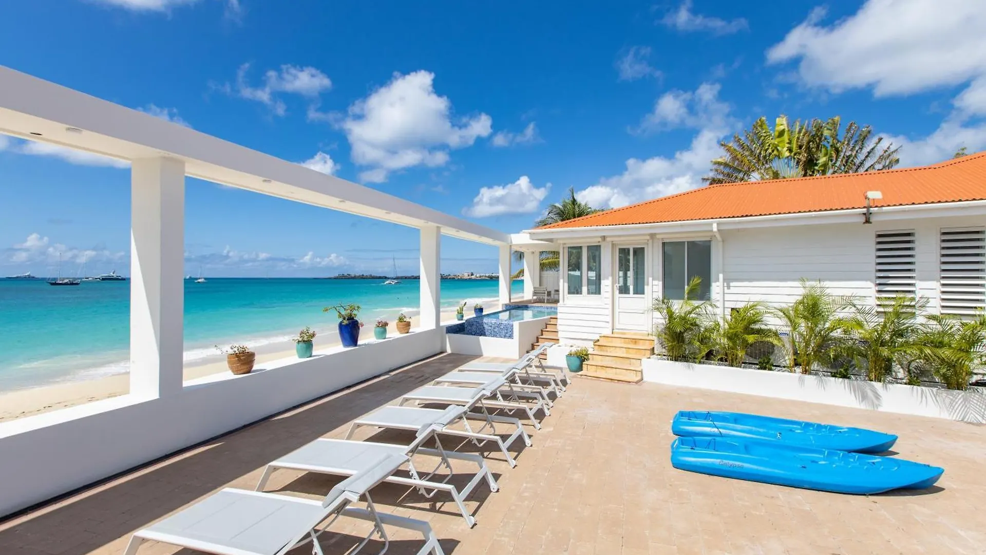 Villa Impala - Front Sea 5Br In Simpson Bay, Sint Maarten Sint Maarten